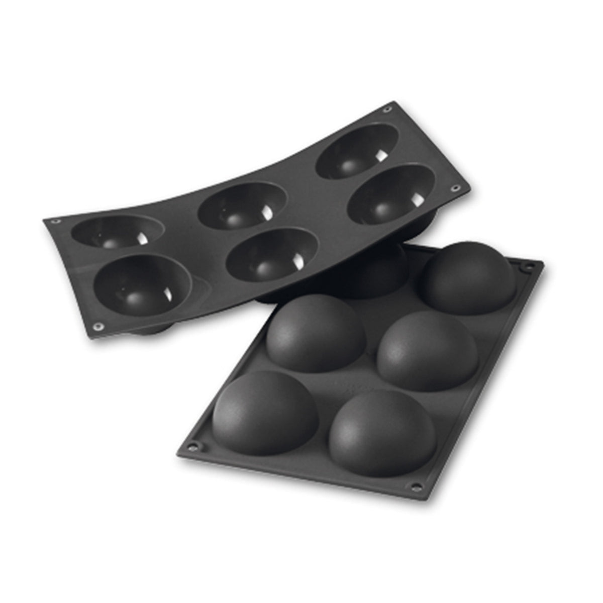 6 MOLDES SEMIESFERA 70X35MM