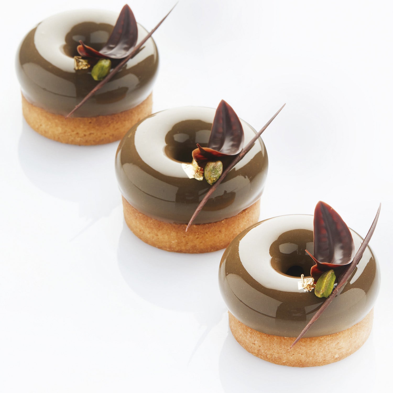 6 MOLDES DONUTS DIAM 75MM  H30MM