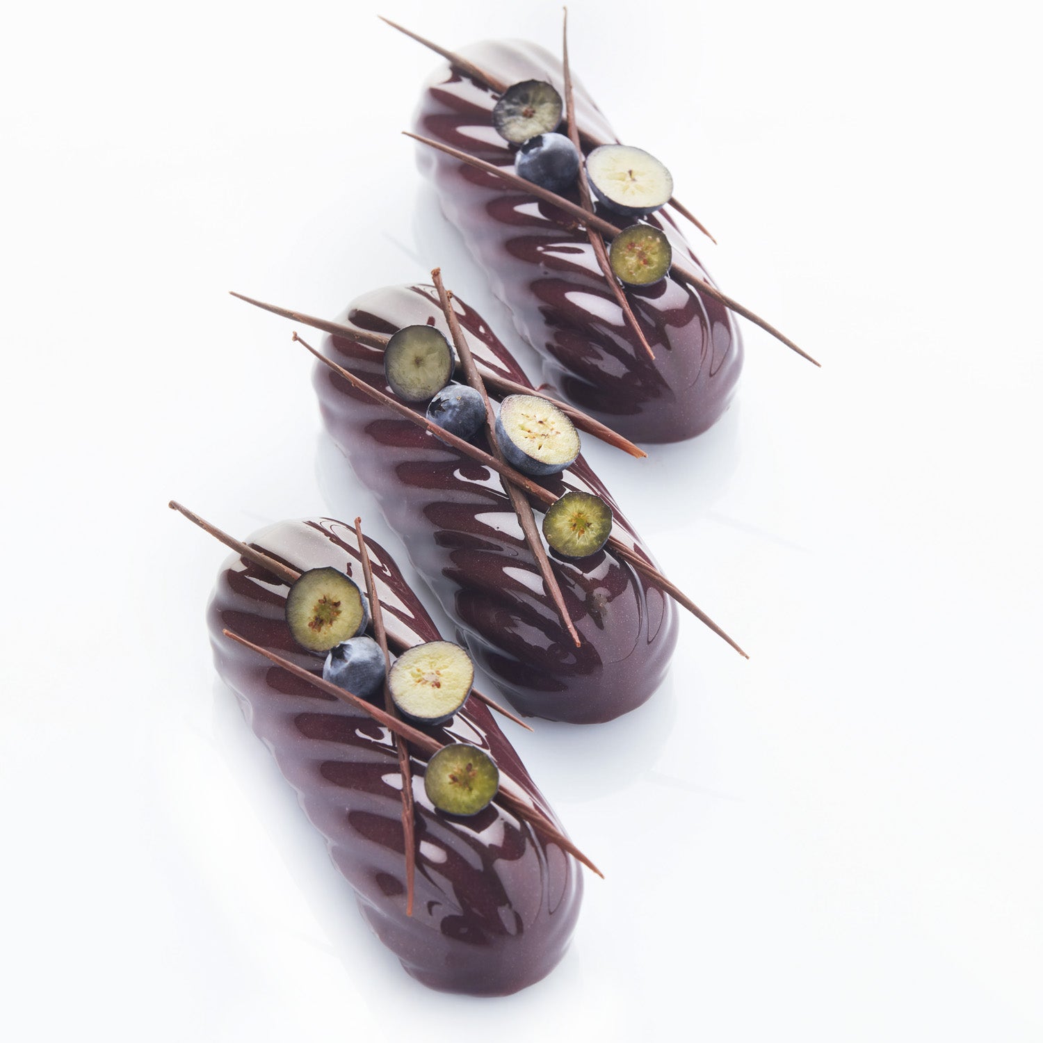 5 MOLDES TWIST ECLAIR 120 X40  H33MM