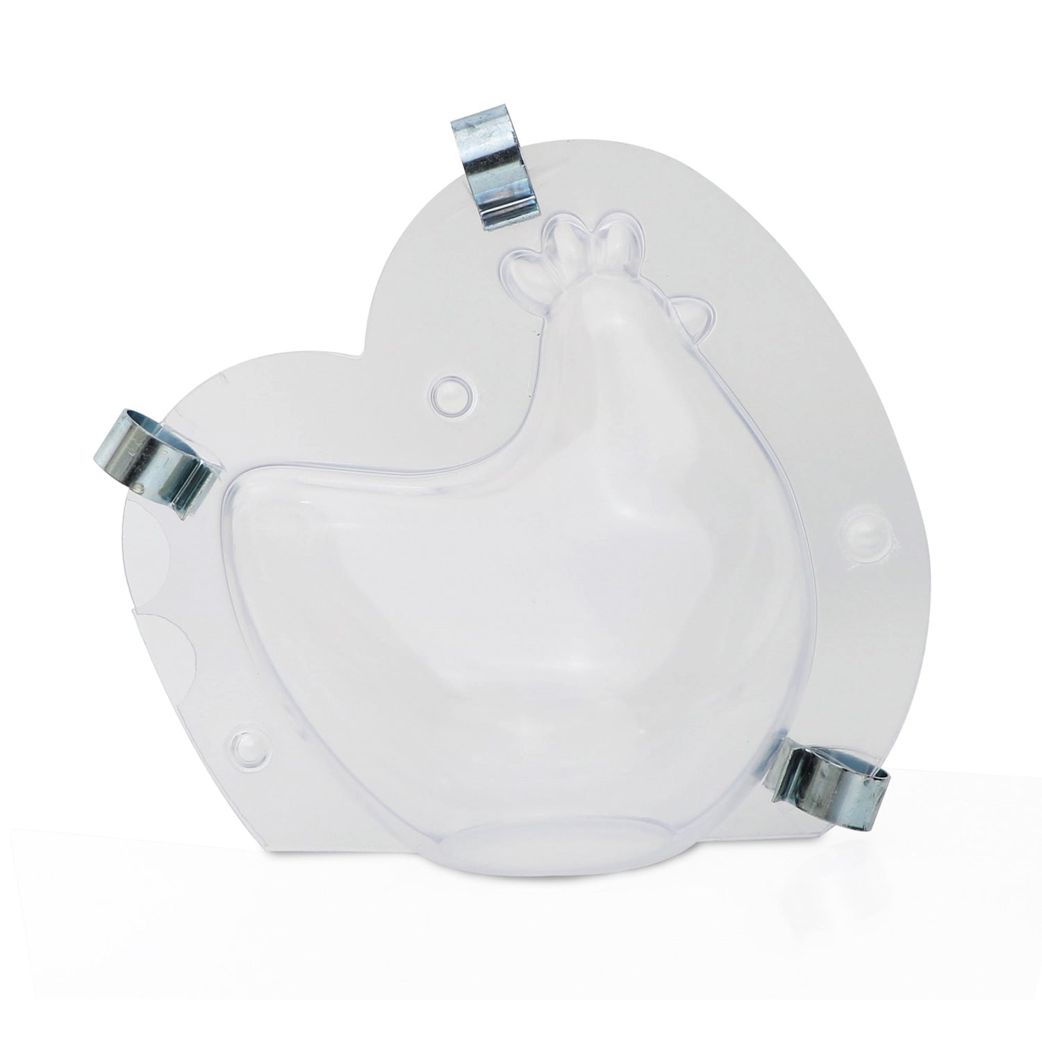 MOLDE PLASTICO TERMOFORMADO GALLINA 3D 108X75H120MM