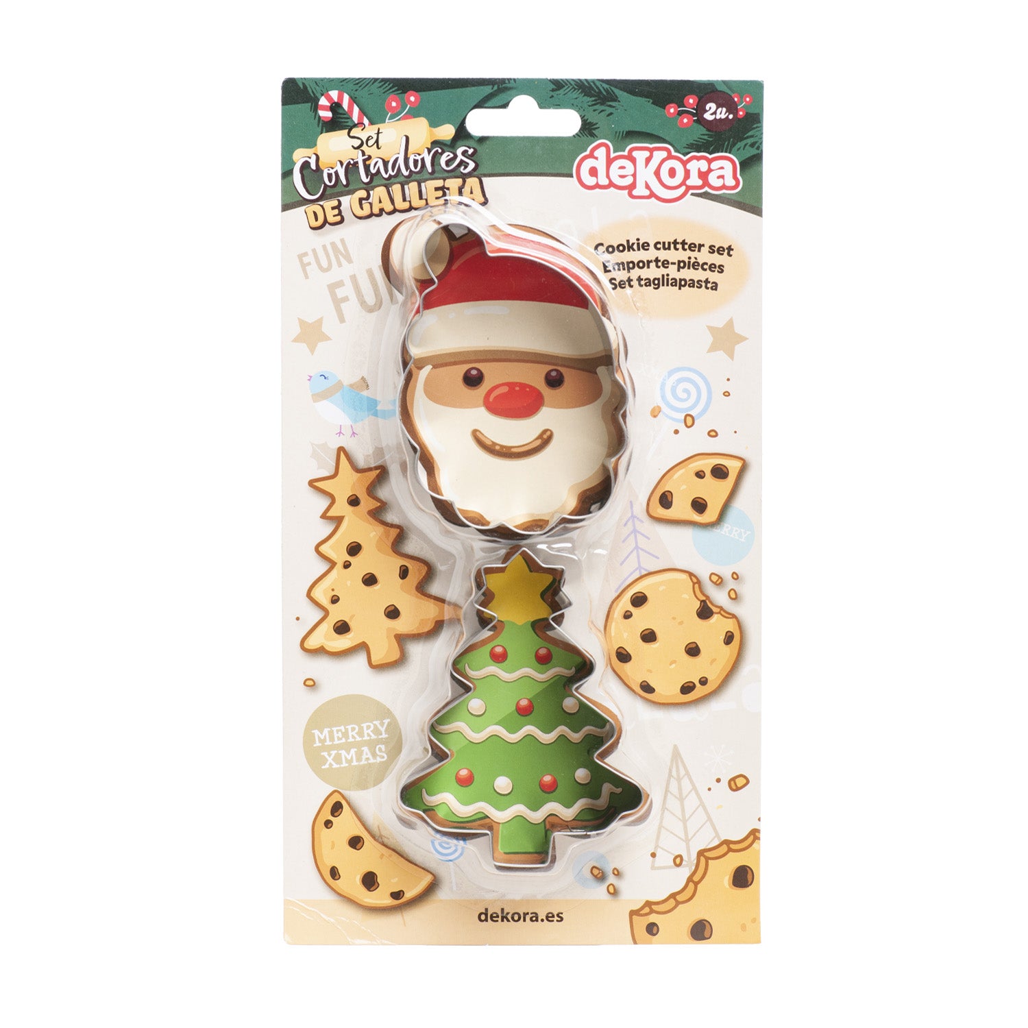 SET 2 CORTADORES NAVIDAD