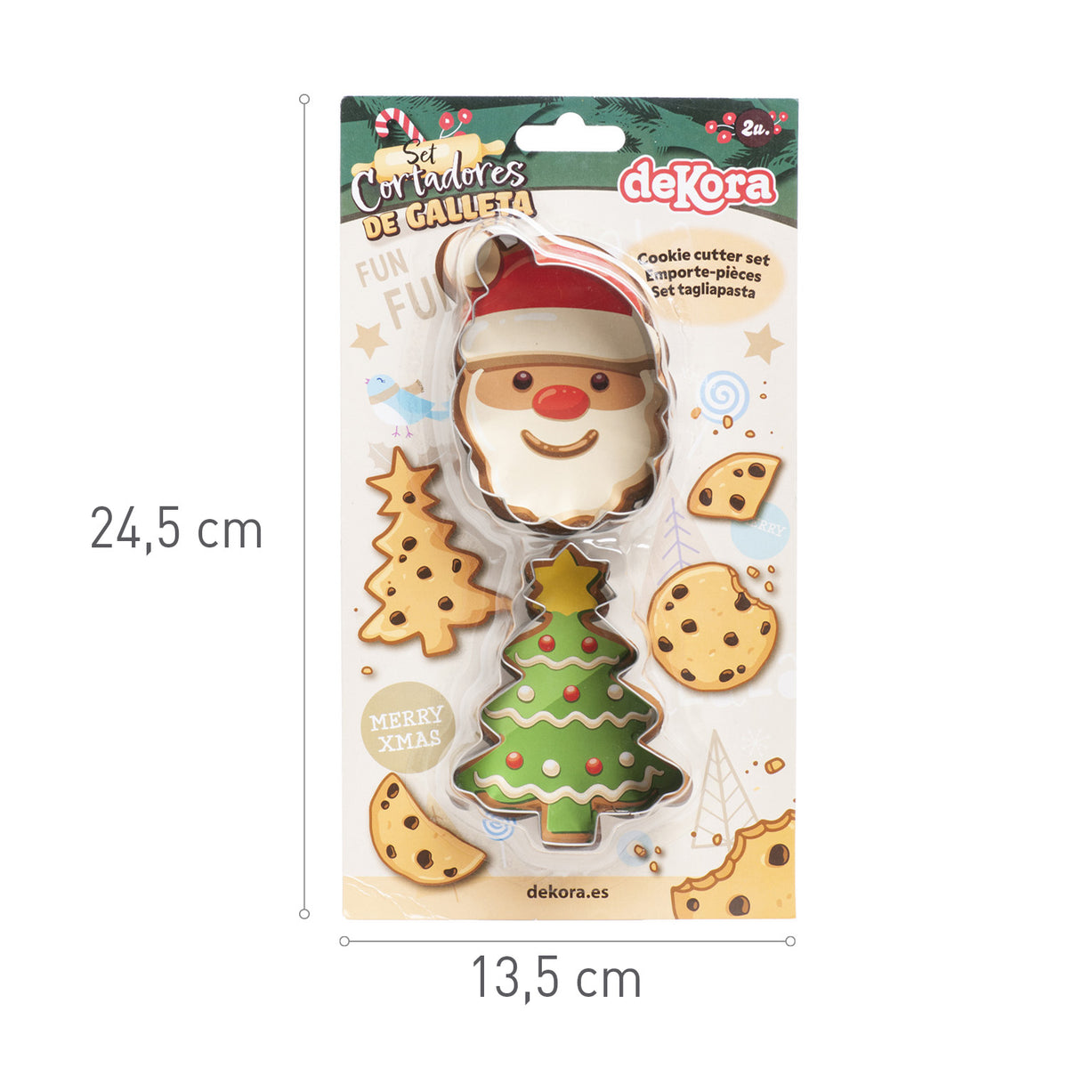 SET 2 CORTADORES NAVIDAD
