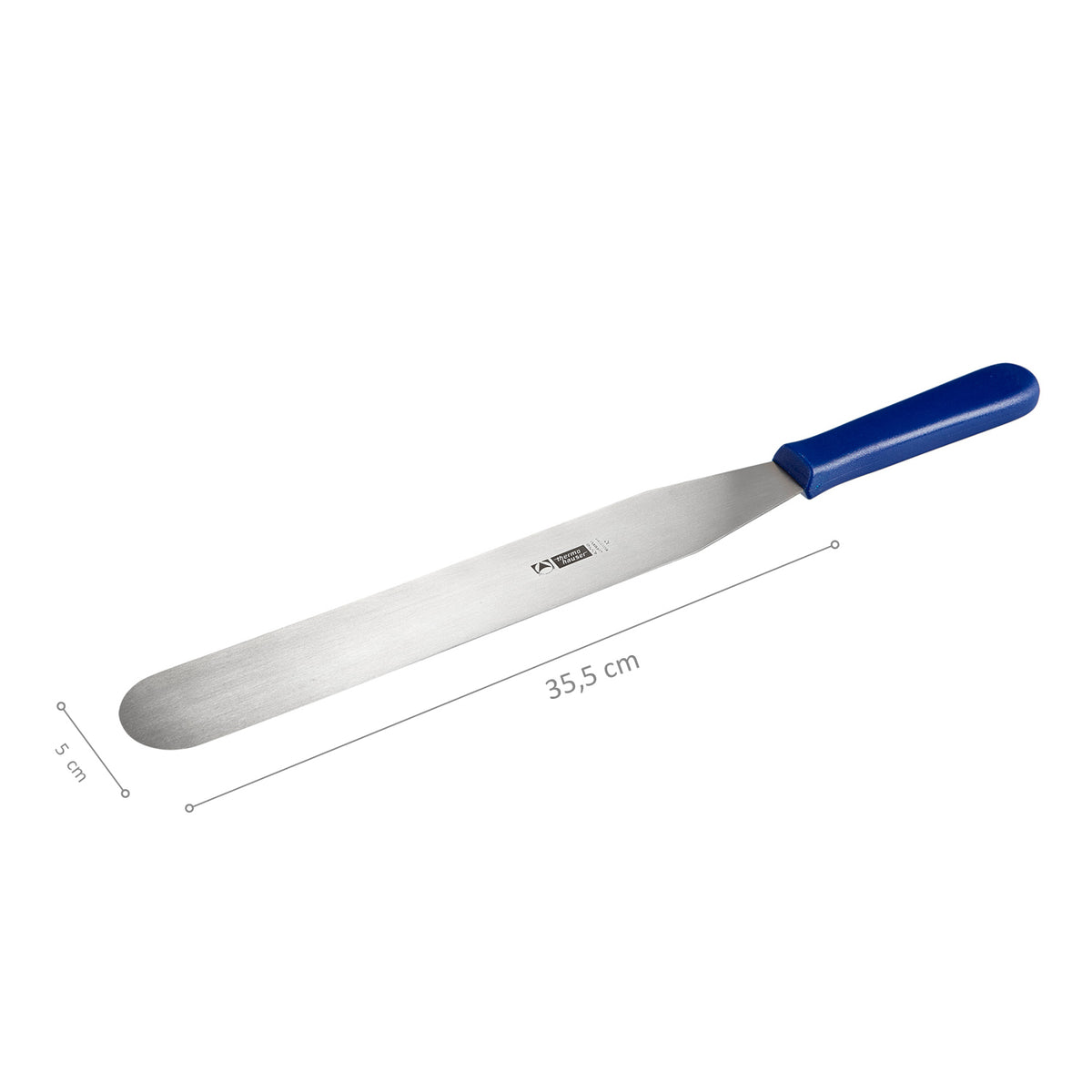 ESPATULA LISA ACERO INOX 35CM