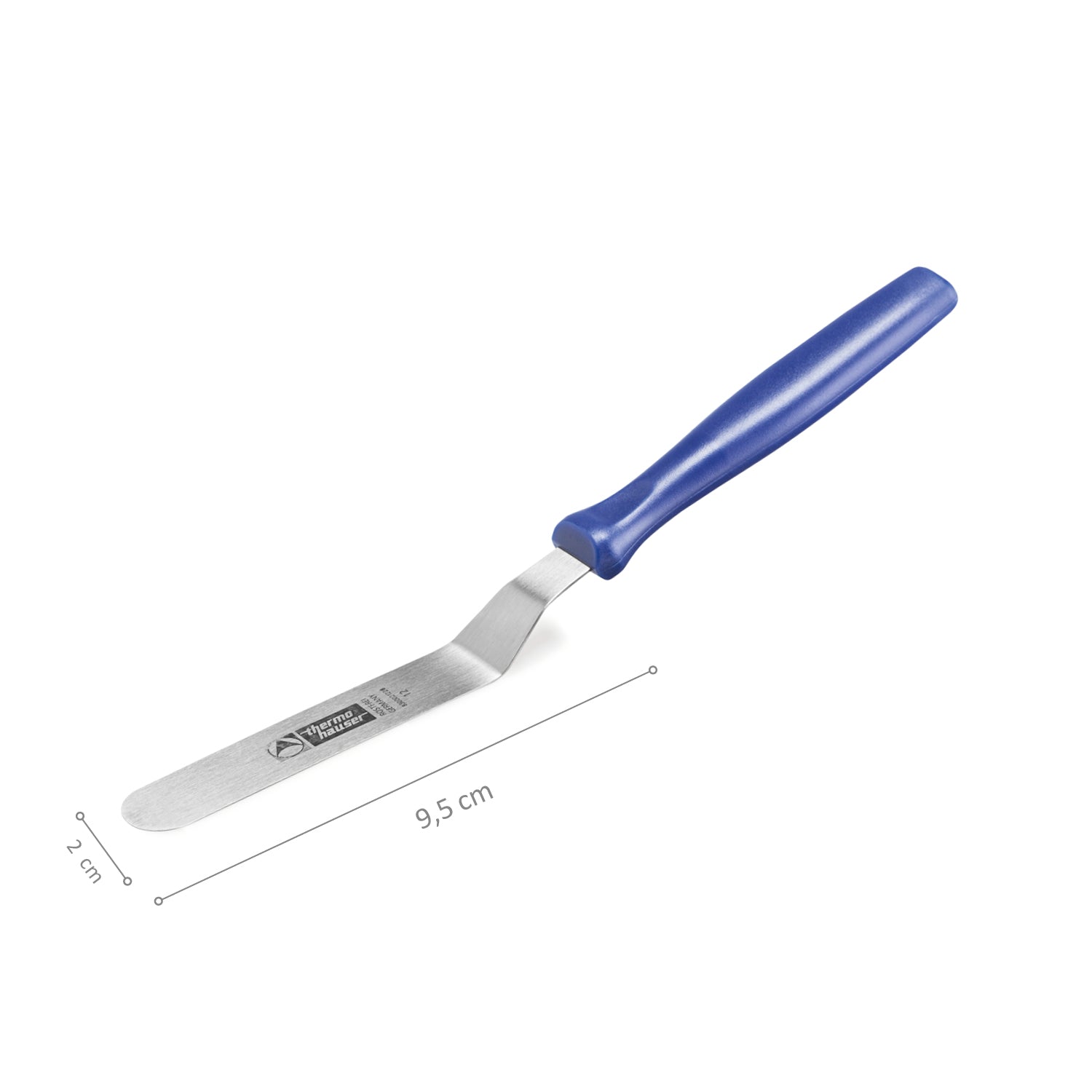 OFFSET STAINLESS SPATULA 9,5CM - WIDTH 2CM