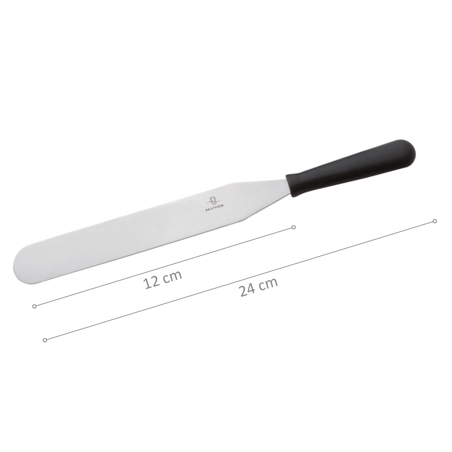 ESPATULA FLEXIBLE ACERO INOX 12CM