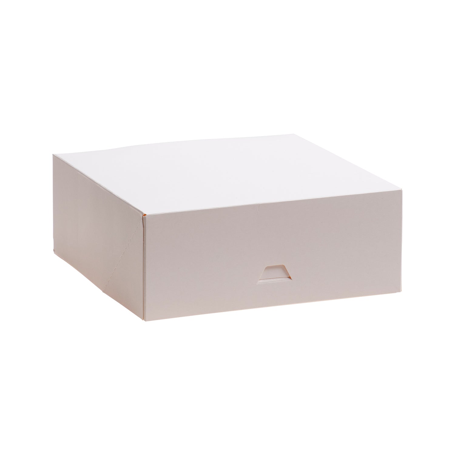 CAJA TARTA BLANCA CARTÓN 23X23X10CM