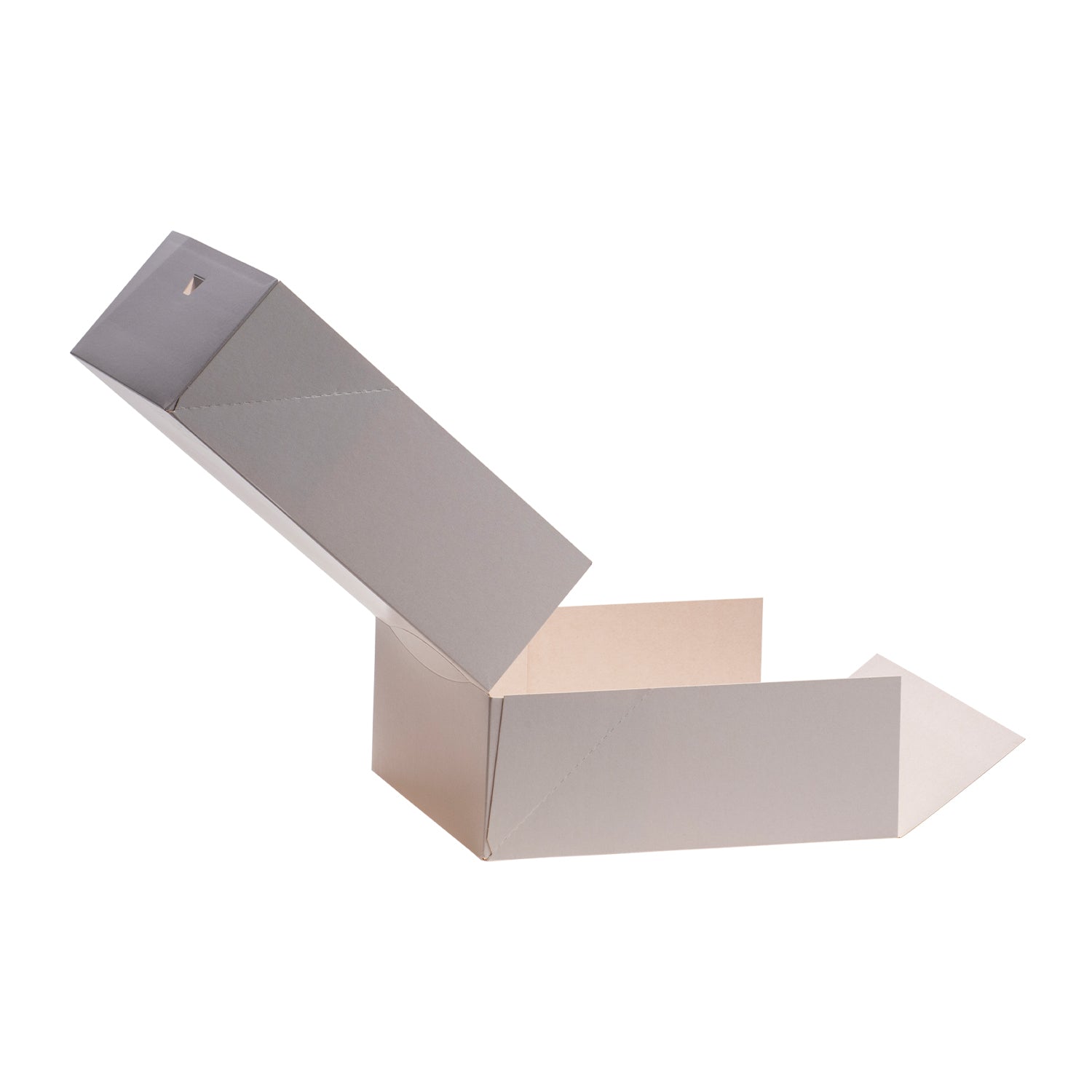 WHITE CARDBOARD CAKE BOX 26X26X10CM