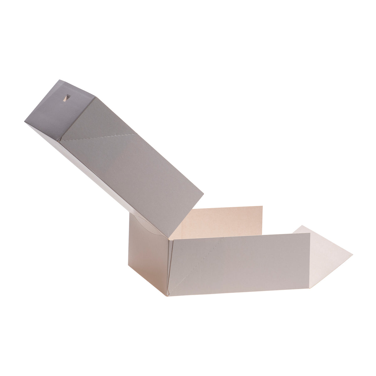 WHITE CARDBOARD CAKE BOX 26X26X10CM