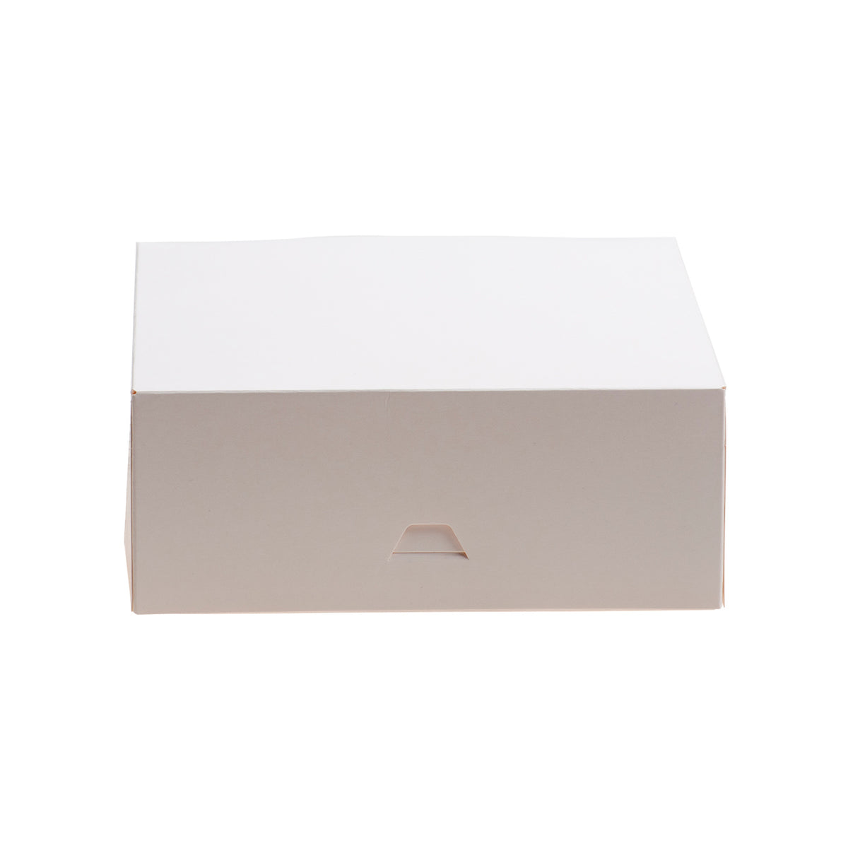 CAJA TARTA BLANCA CARTÓN 20X20X8CM