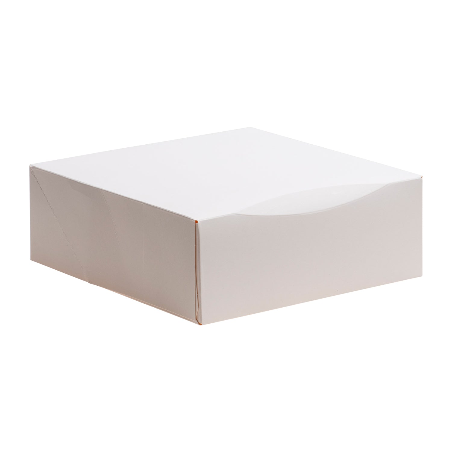 CAJA TARTA BLANCA CARTÓN 28X28X8CM