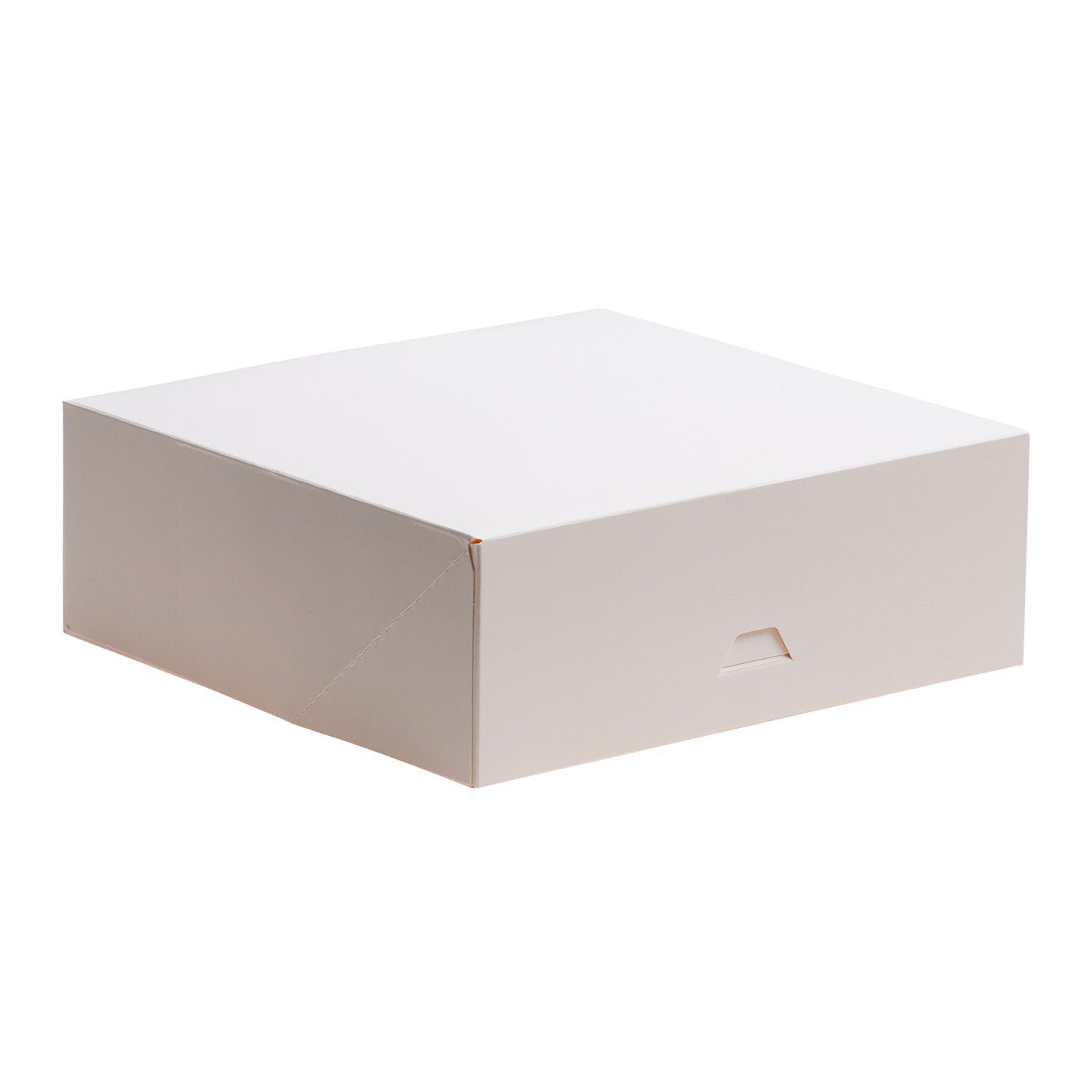 CAJA TARTA BLANCA CARTÓN 28X28X8CM