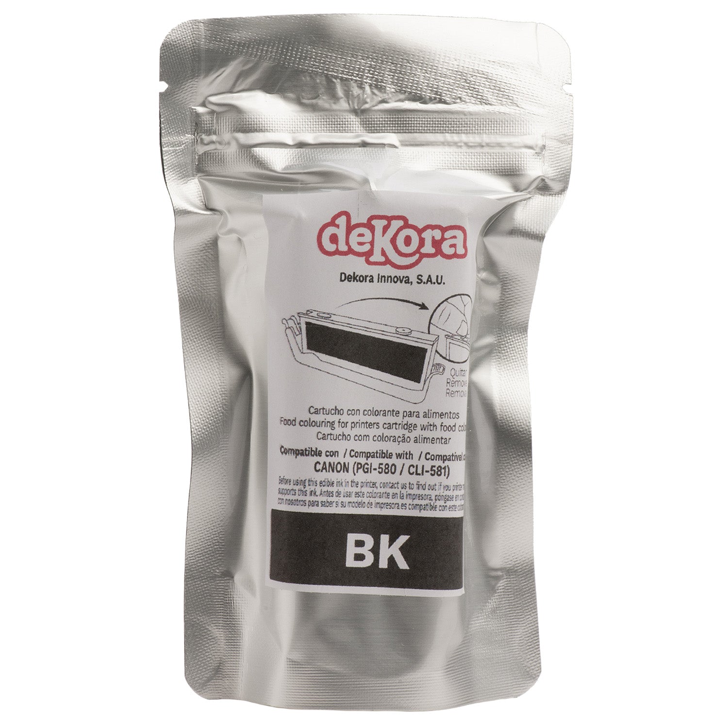 CARTUCHO TINTA ALIMENTARIA CANON PGI580 - NEGRO GRANDE