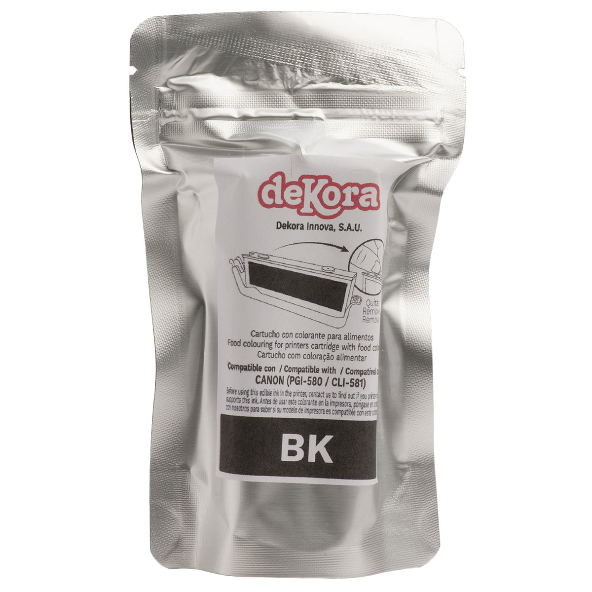 CARTUCHO TINTA ALIMENTARIA CANON PGI580 - NEGRO GRANDE