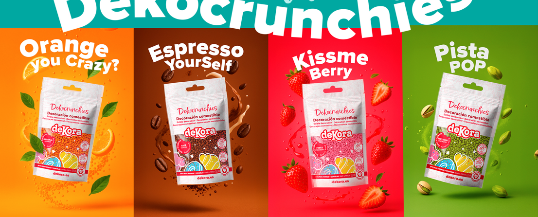 Dekocrunchies: pequeños en tamaño, enormes en sabor y color